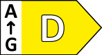 Energieffektivitetsklass D, A–G