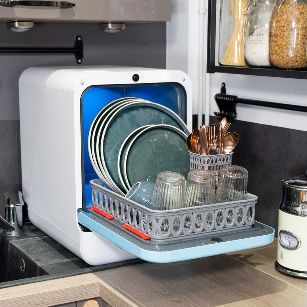 Daan Tech Bob Matte Edition — Matt ice blue door / white body · Bild 4 av 5