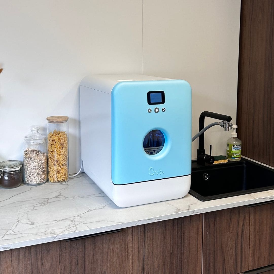 Daan Tech Bob Matte Edition — Matt ice blue door / white body · Bild 5 av 5