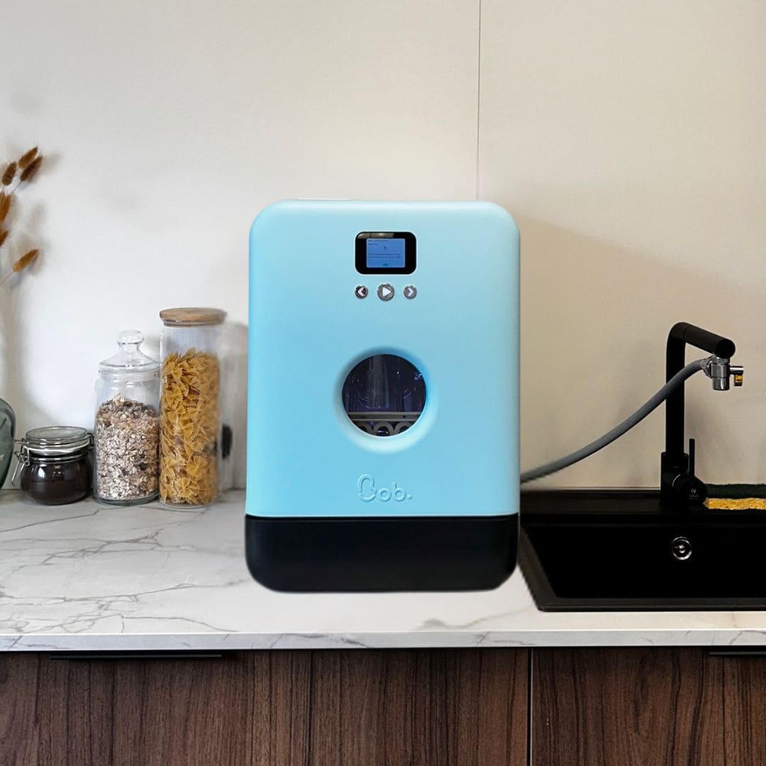 Daan Tech Bob Matte Edition — Matt ice blue door / black body · Bild 1 av 3