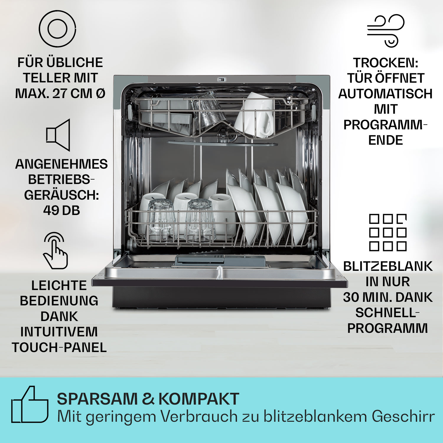 Klarstein Amazonia 8 — Anthracite · Bild 2 av 4