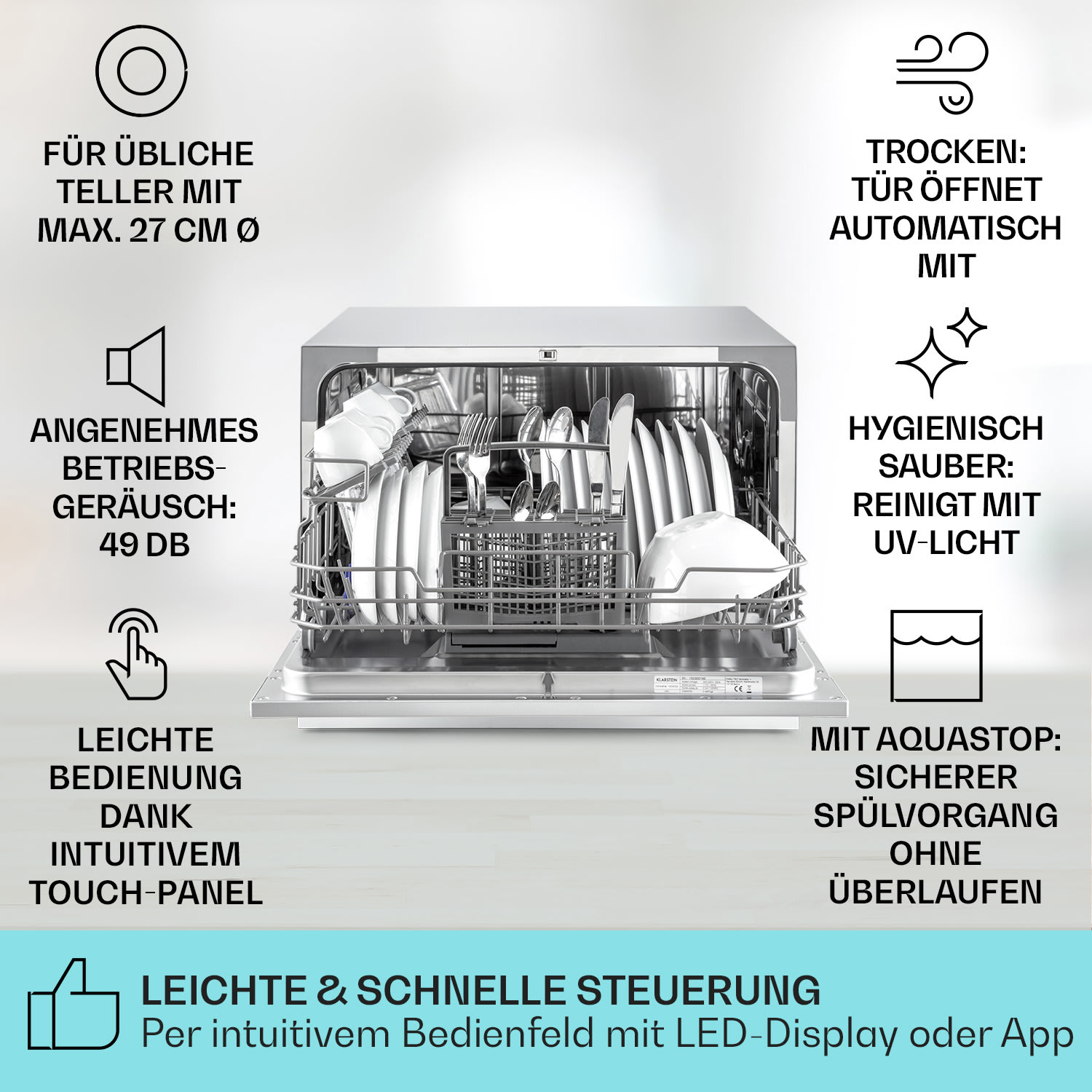 Klarstein Havasia UV 6 — Silver · Bild 2 av 3