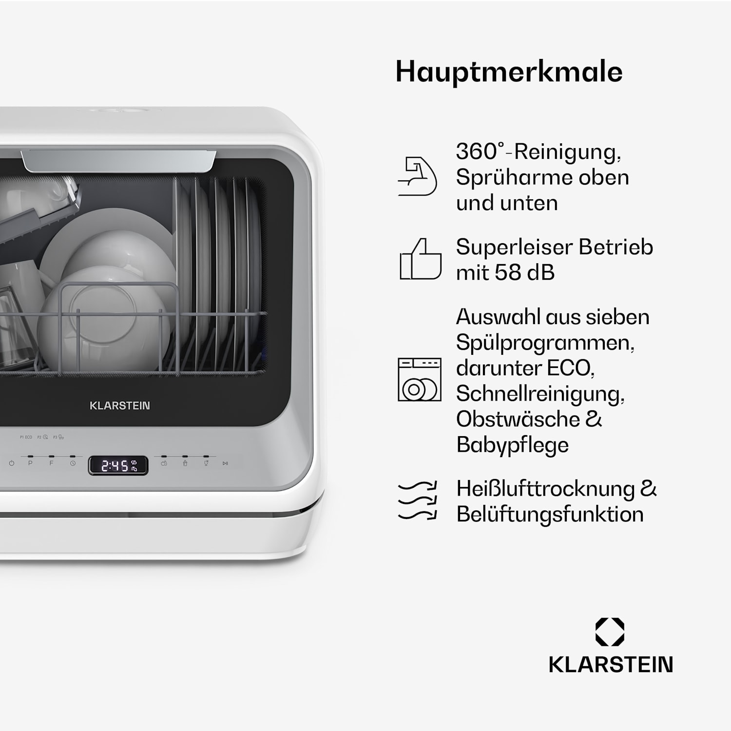 Klarstein Amazonia Nano (Nanowash) — Silver · Bild 3 av 4