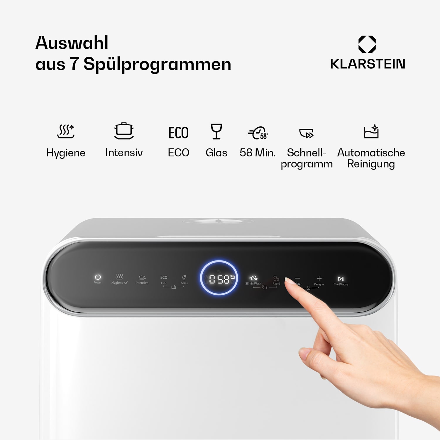 Klarstein Oceana 7 programmes — White · Bild 4 av 5