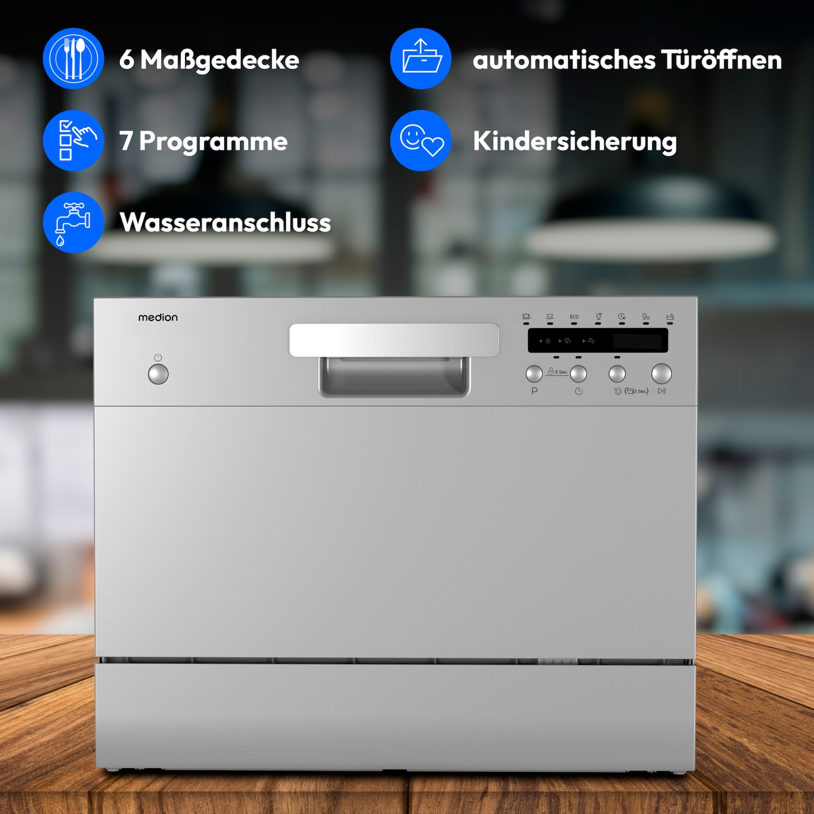 MEDION DWT60 (MD37496) — Silver · Bild 3 av 5