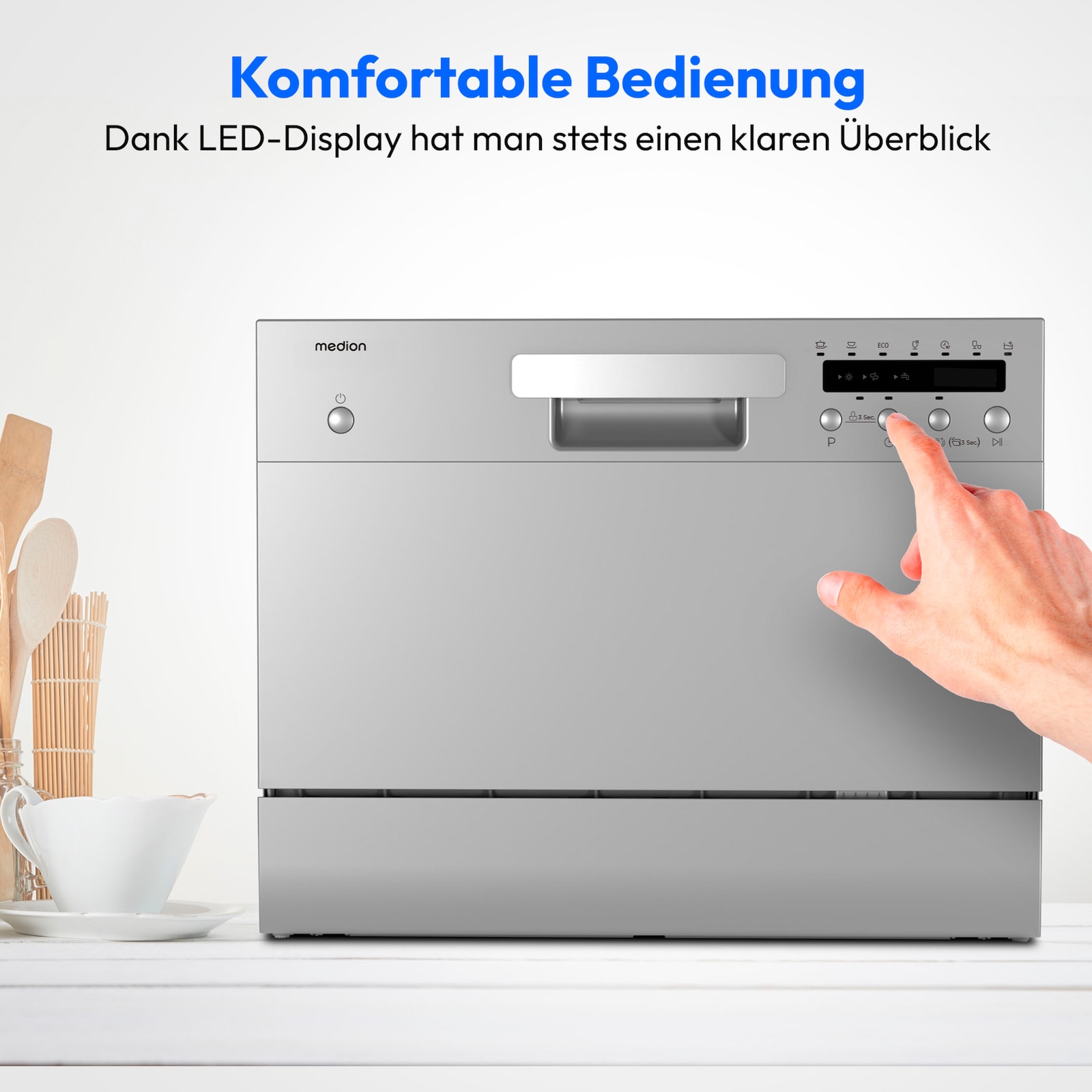 MEDION DWT60 (MD37496) — Silver · Bild 4 av 5